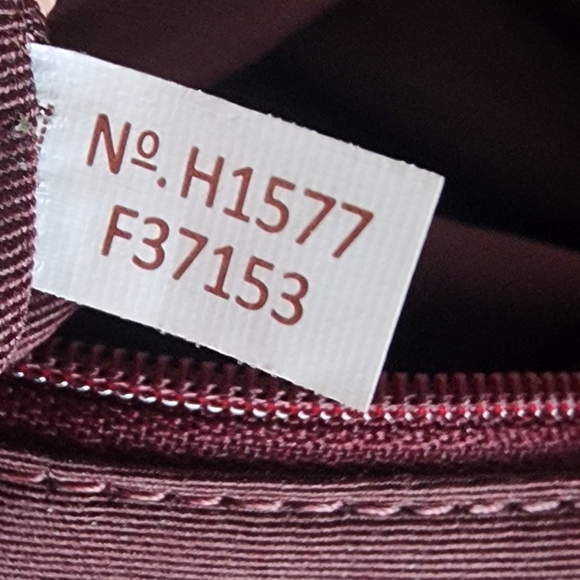 Coach Metallic Cherry City Leather Tote Bag Guc - Picture 8 of 10